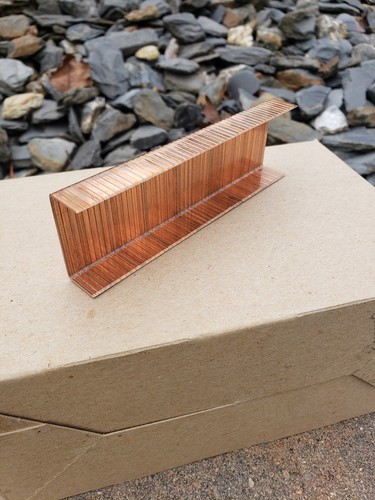 Copper coated staples - copper,
